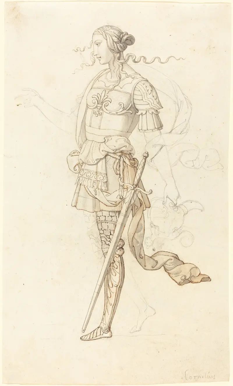 Erminia av Peter von Cornelius