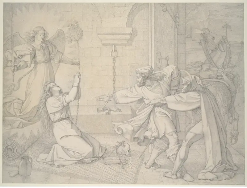 Szene im Kerker von Peter von Cornelius