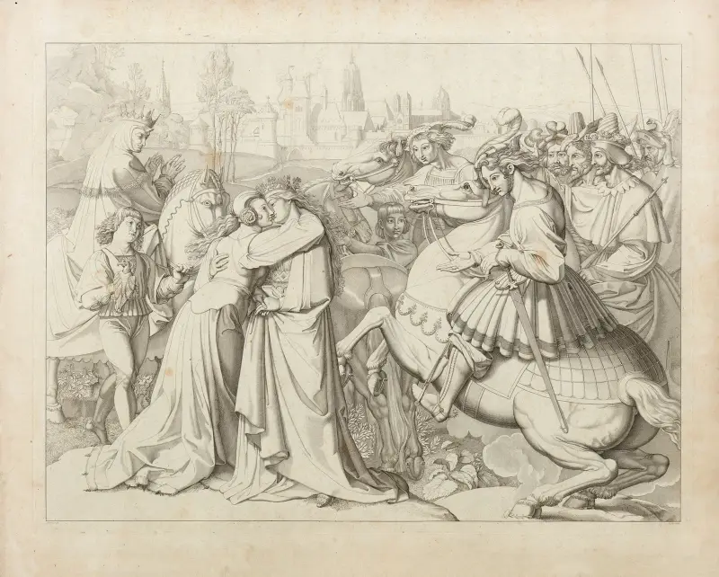 Siegfried fängt einen Bären av Peter von Cornelius