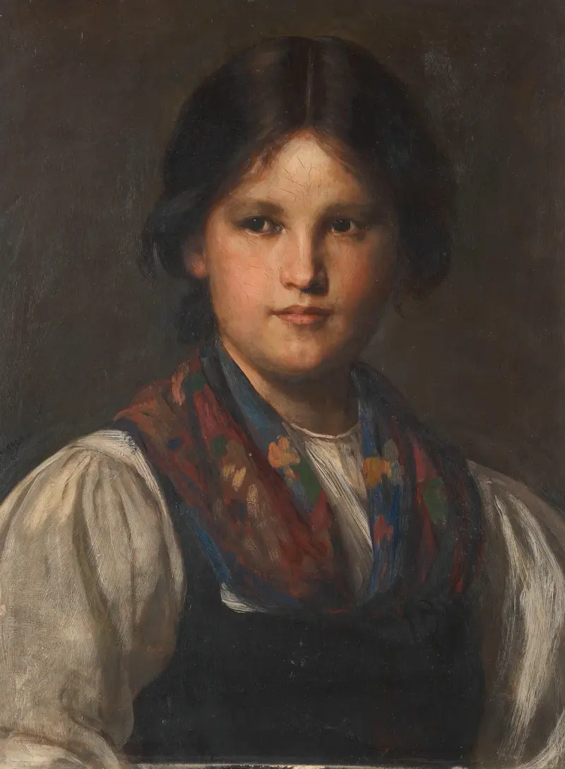 Dirndl av Franz von Defregger