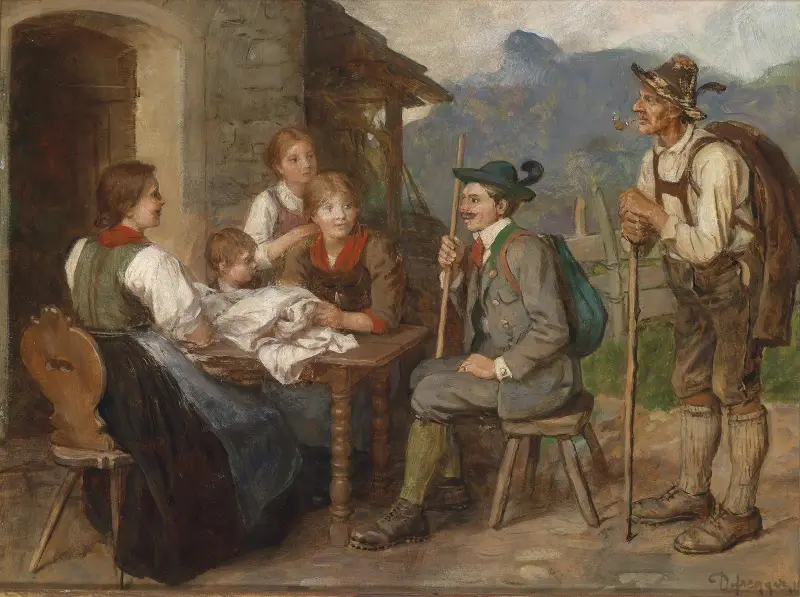 Salon-Tiroler von Franz von Defregger