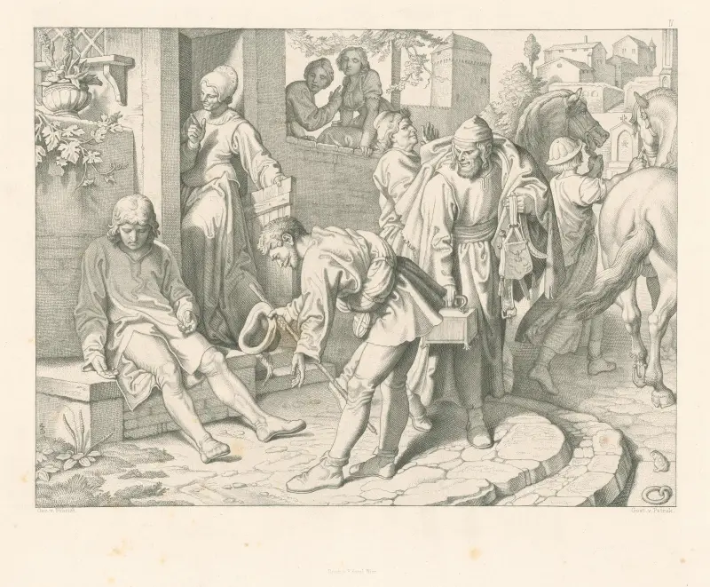 Koniec bezstarostného života av Joseph von Führich