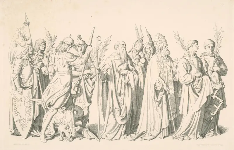 Mučedníci av Joseph von Führich