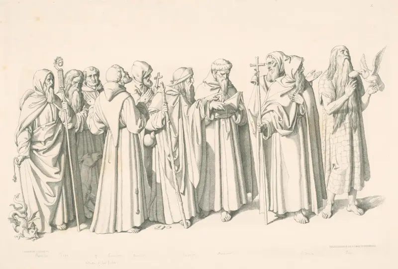 Pustovníci av Joseph von Führich