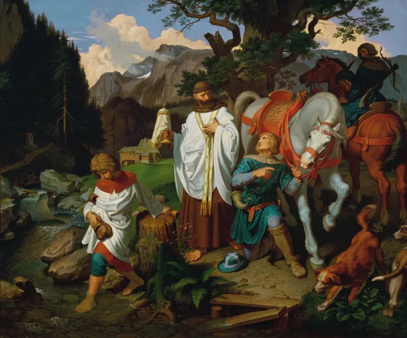 Rudolf von Habsburg und der Priester av Joseph von Führich