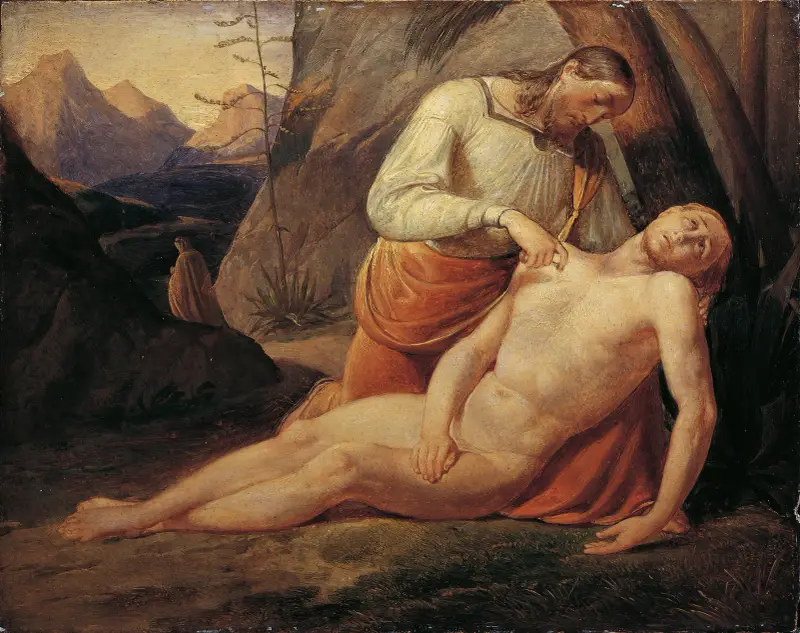 The Good Samaritan av Joseph von Führich
