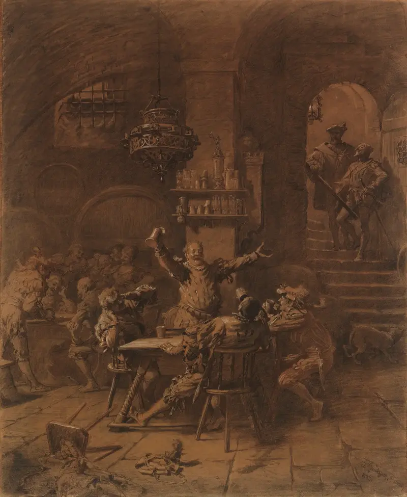 Auerbachs Keller av Eduard von Grützner