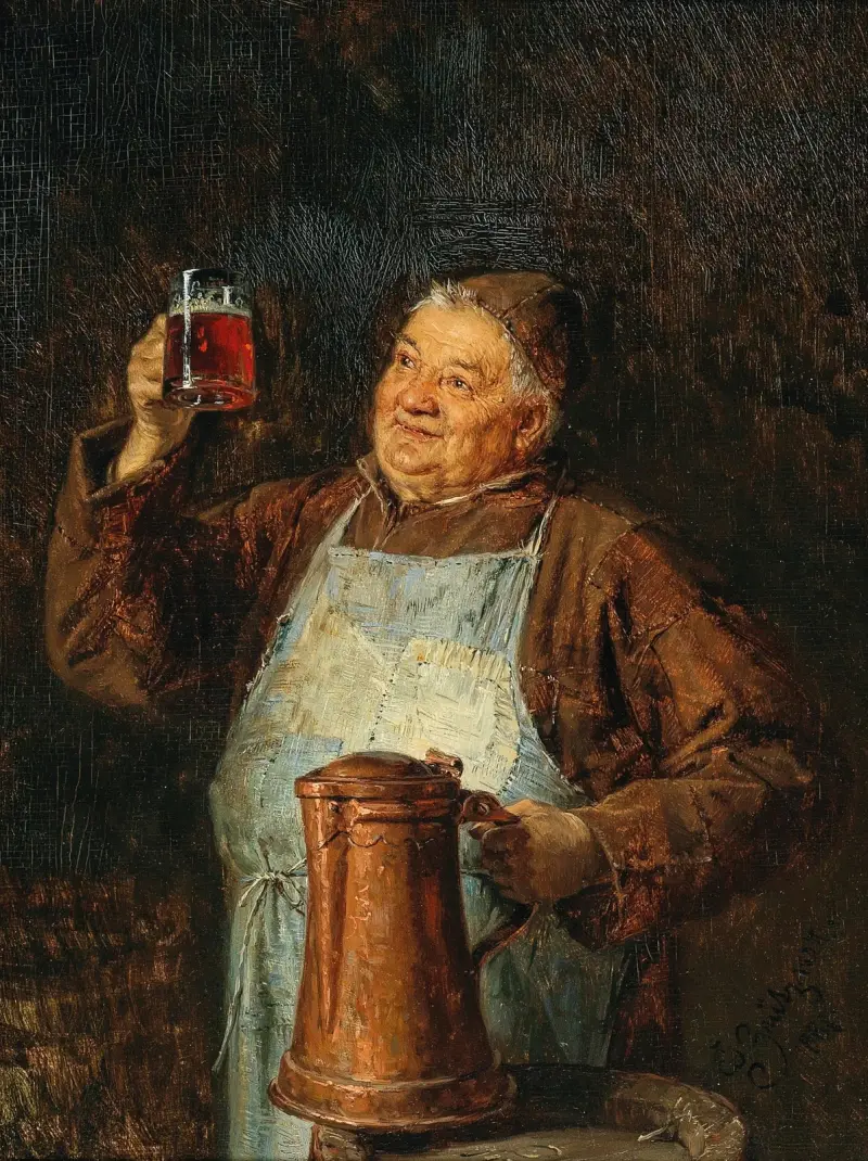 Ölprovning av Eduard von Grützner
