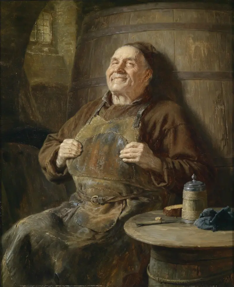 Blažený klid, Eduard von Grützner