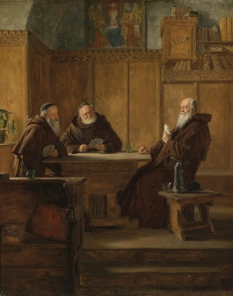 Das Kartenspiel av Eduard von Grützner