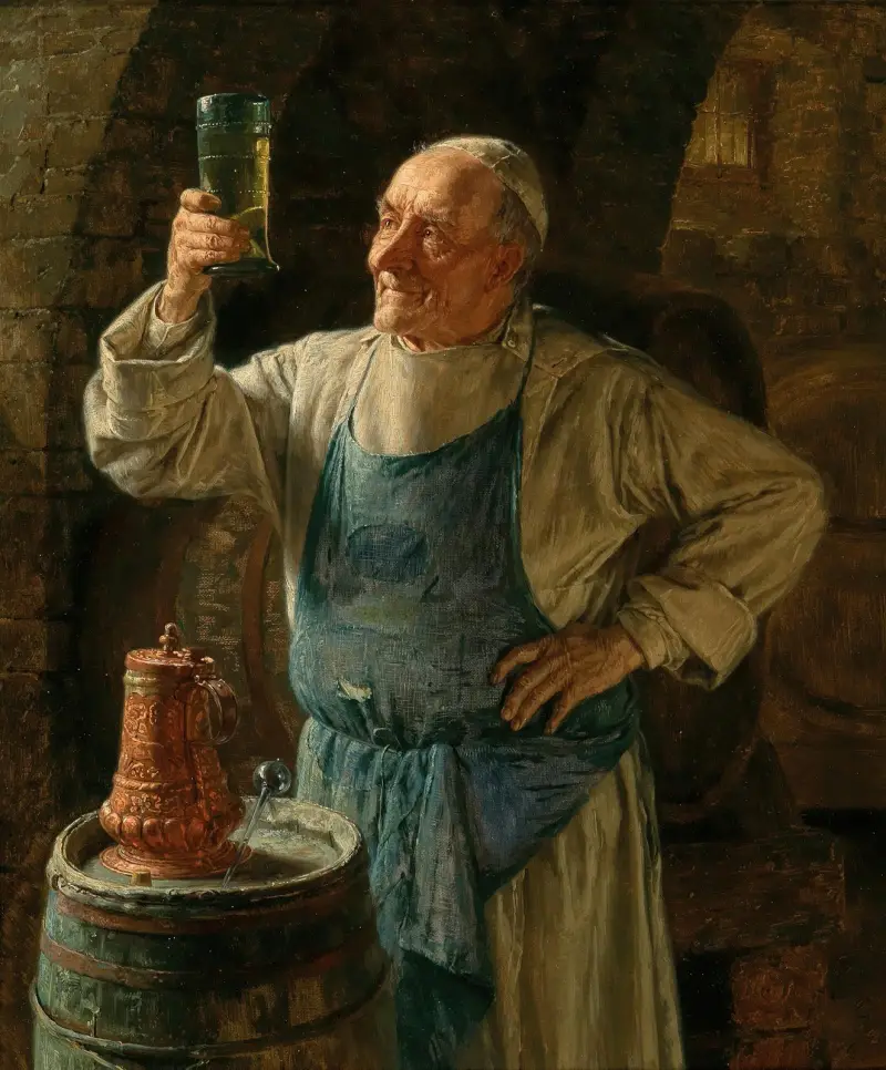 Weinprobe, 1896 von Eduard von Grützner
