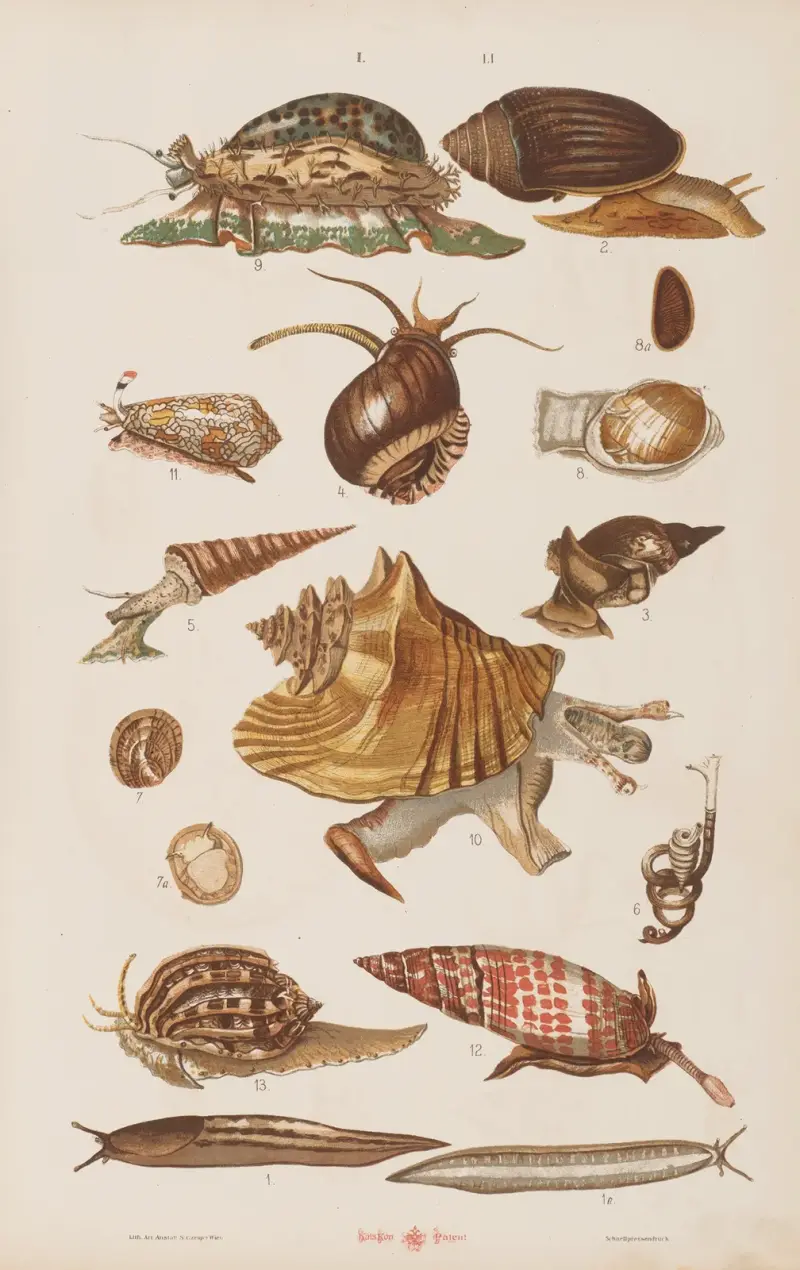 Wielki atlas do zoologii, botaniki i mineralogii Pl.051 av Gustav von Hayek