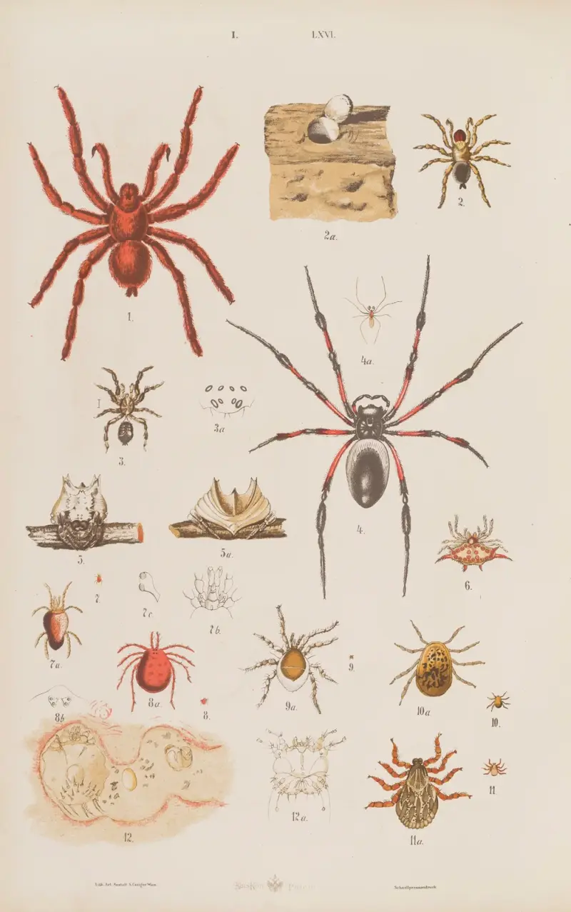 Wielki atlas do zoologii, botaniki i mineralogii Pl.066 av Gustav von Hayek