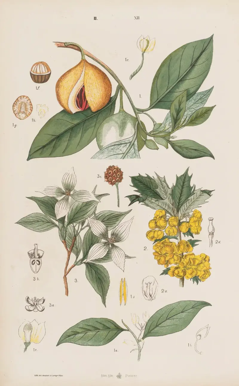 Wielki atlas do zoologii, botaniki i mineralogii Pl.084 av Gustav von Hayek