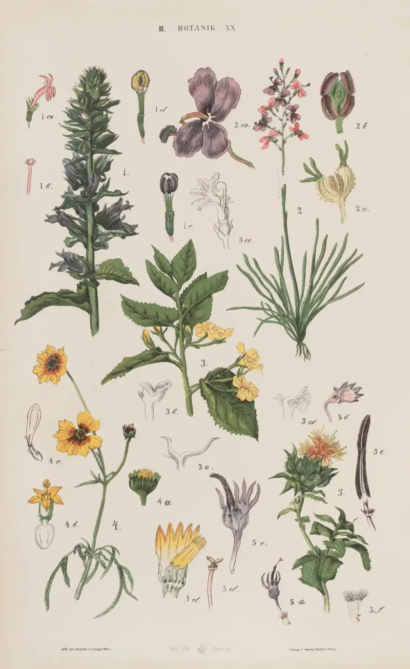 Wielki atlas do zoologii, botaniki i mineralogii Pl.092 av Gustav von Hayek
