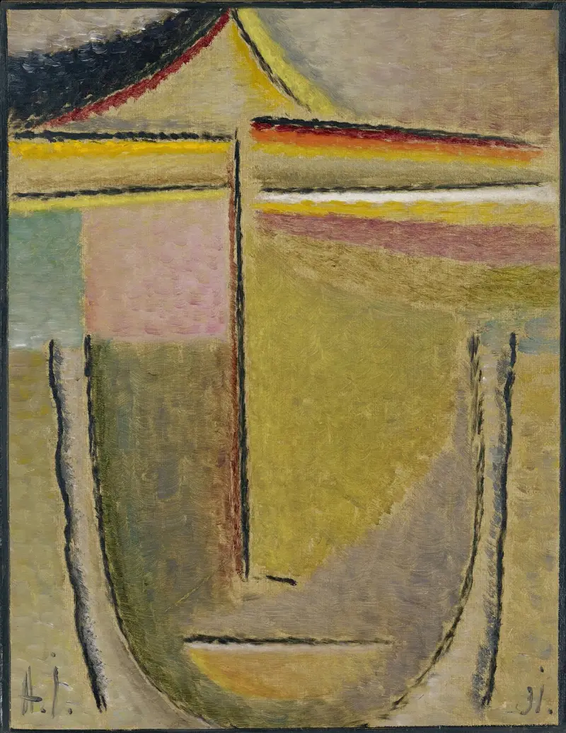 Abstrakter Kopf, Apollo von Alexej von Jawlensky