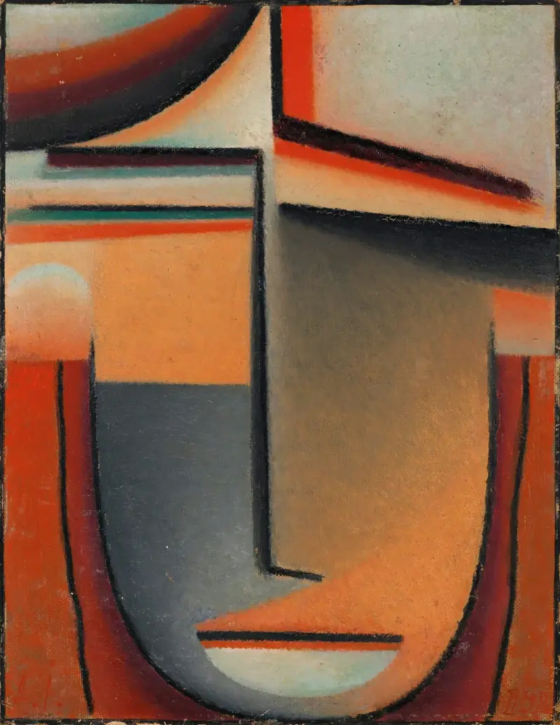 Abstract Head; Tragic av Alexej von Jawlensky