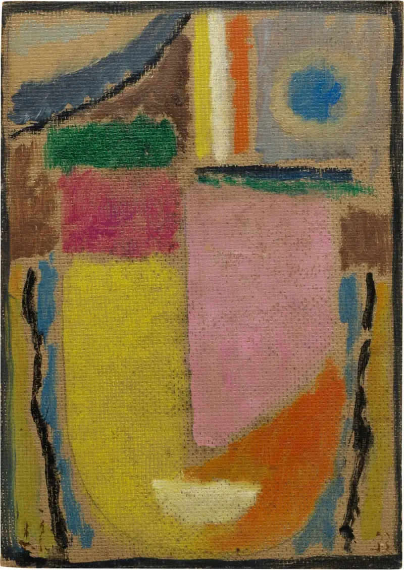 Abstrakter Kopf, 1933 – nr 2 av Alexej von Jawlensky