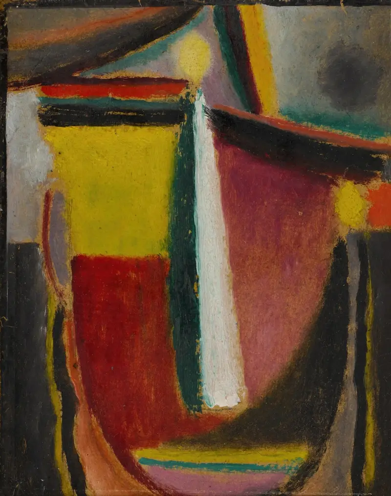 Abstrakter Kopf (Abstract Head), 1922 av Alexej von Jawlensky