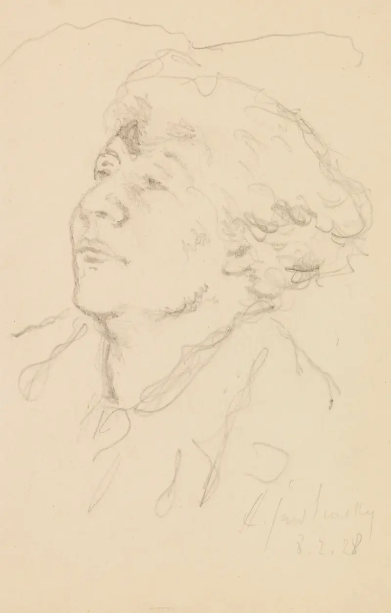 Bildnis Tony Kirchhoff av Alexej von Jawlensky