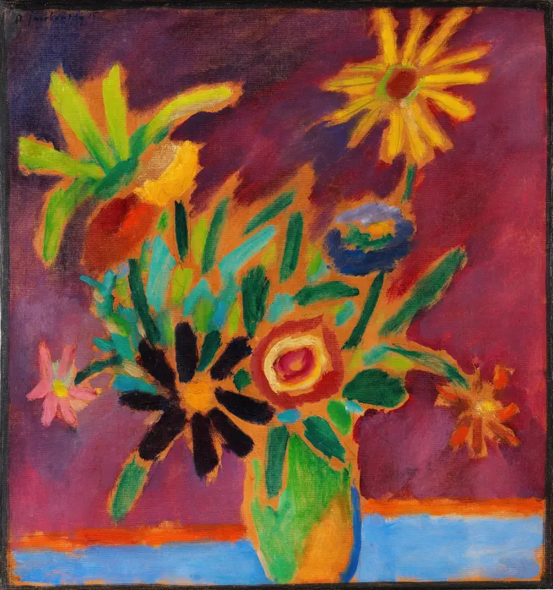 Bunte Blumen von Alexej von Jawlensky