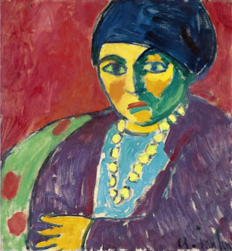 Female Head, Helene av Alexej von Jawlensky
