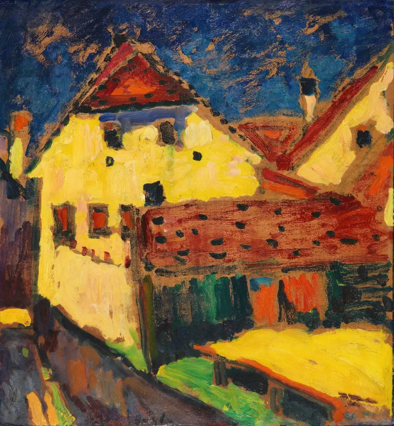 Gelbe Häuser av Alexej von Jawlensky