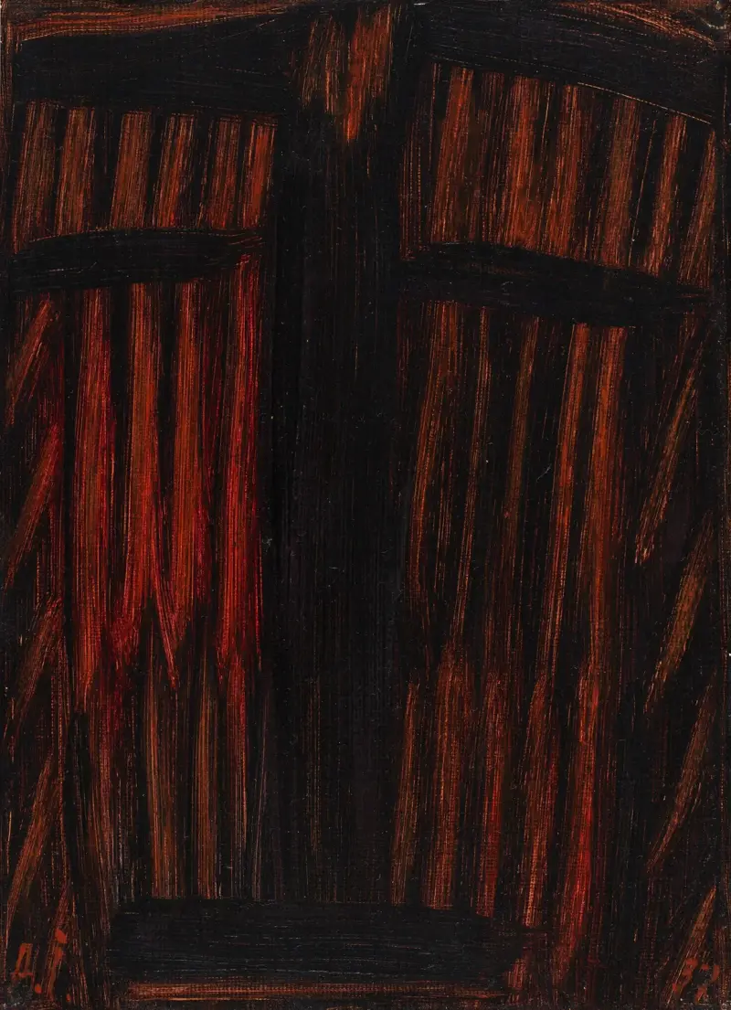 Große Meditation; ‘Herr! lass mich erglühen’ av Alexej von Jawlensky
