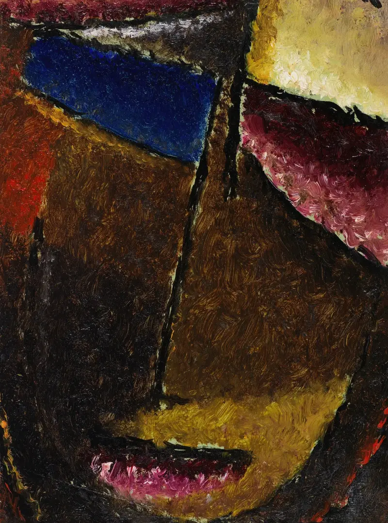 Kleiner abstrakter Kopf av Alexej von Jawlensky