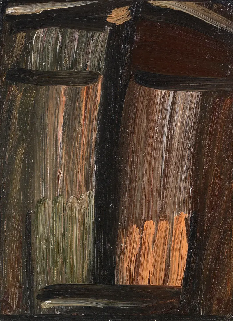 Mittlere Meditation (Erdgebunden) av Alexej von Jawlensky