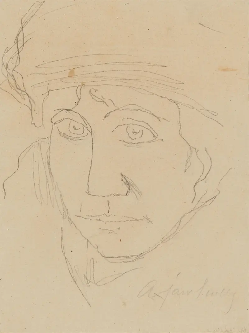 Porträt Tony Kirchhoff, Wiesbaden av Alexej von Jawlensky