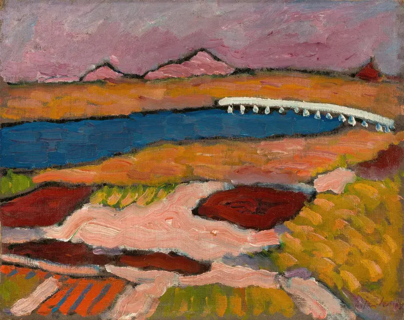 Prerow (Darß), Pommern av Alexej von Jawlensky