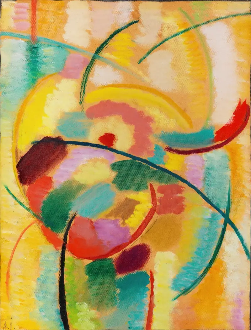 Martwa natura, 1917, Alexej von Jawlensky