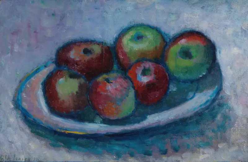 Talíř s jablky (Zátiší s jablky), Alexej von Jawlensky
