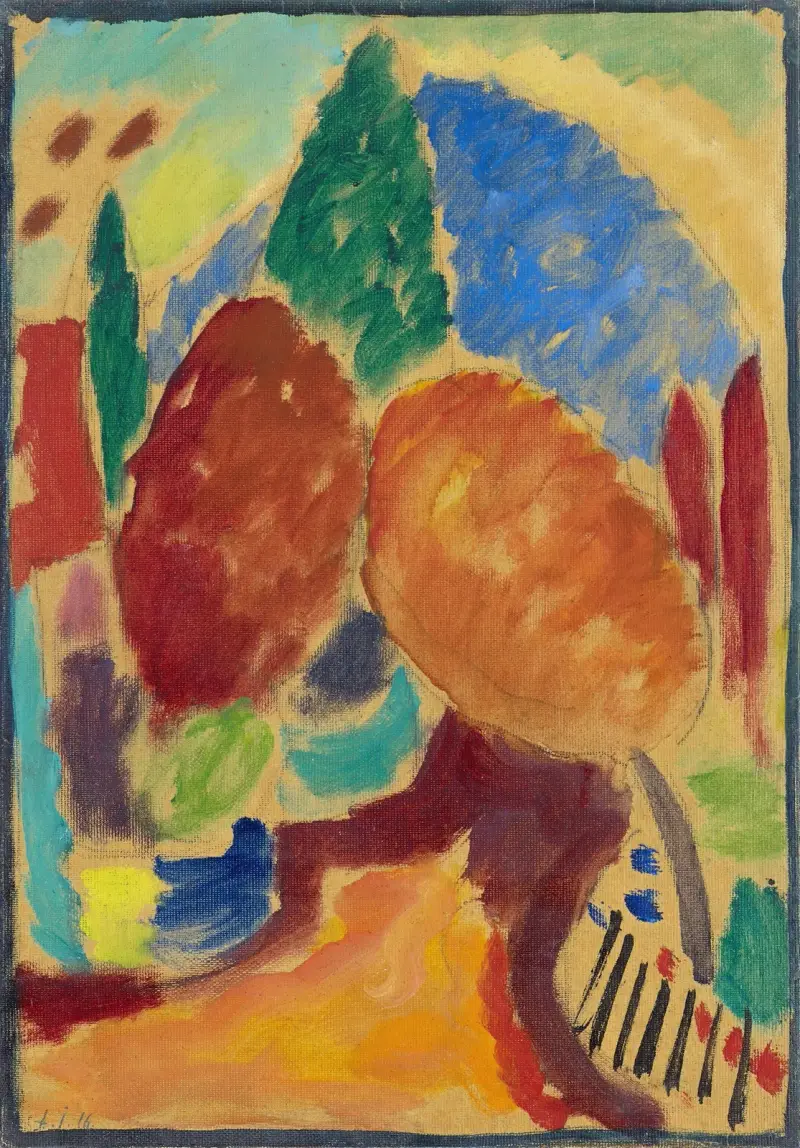 Der orange Pfad von Alexej von Jawlensky