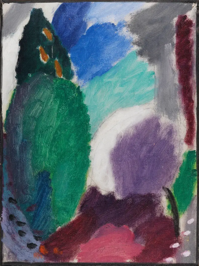 Variation Kühler Frühling av Alexej von Jawlensky