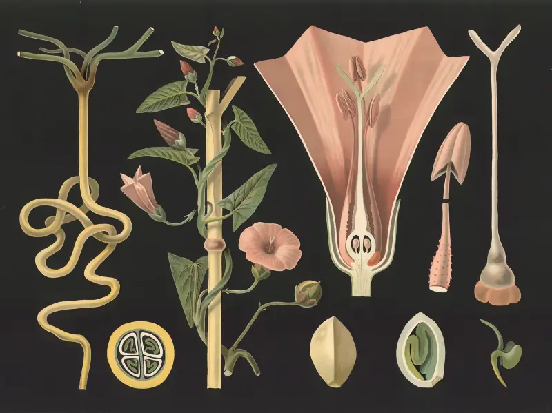 Opletka obecná (Convolvulus arvensis), Gottlieb von Koch