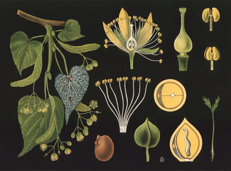 Linden (Tilia parvifolia) av Gottlieb von Koch