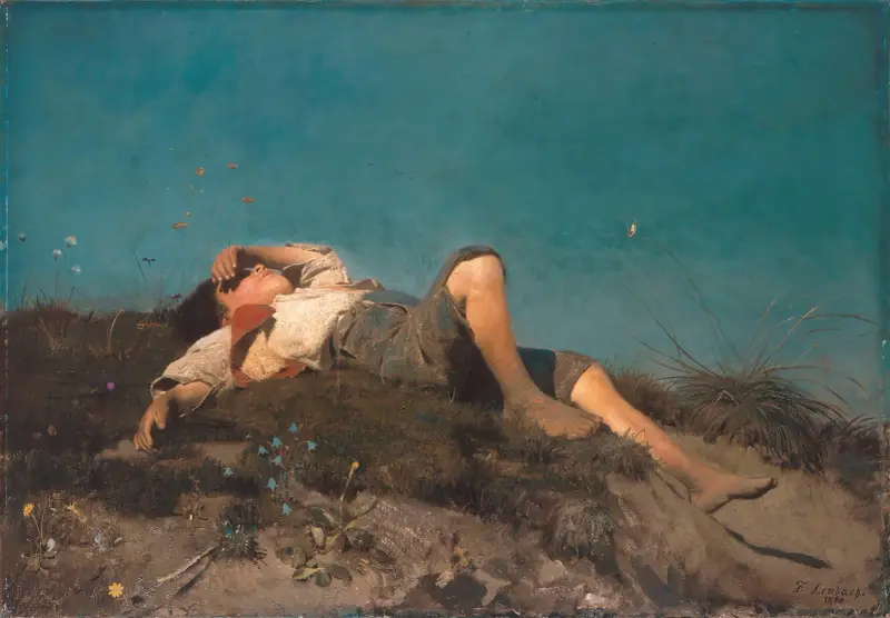 En herdepojke av Franz von Lenbach