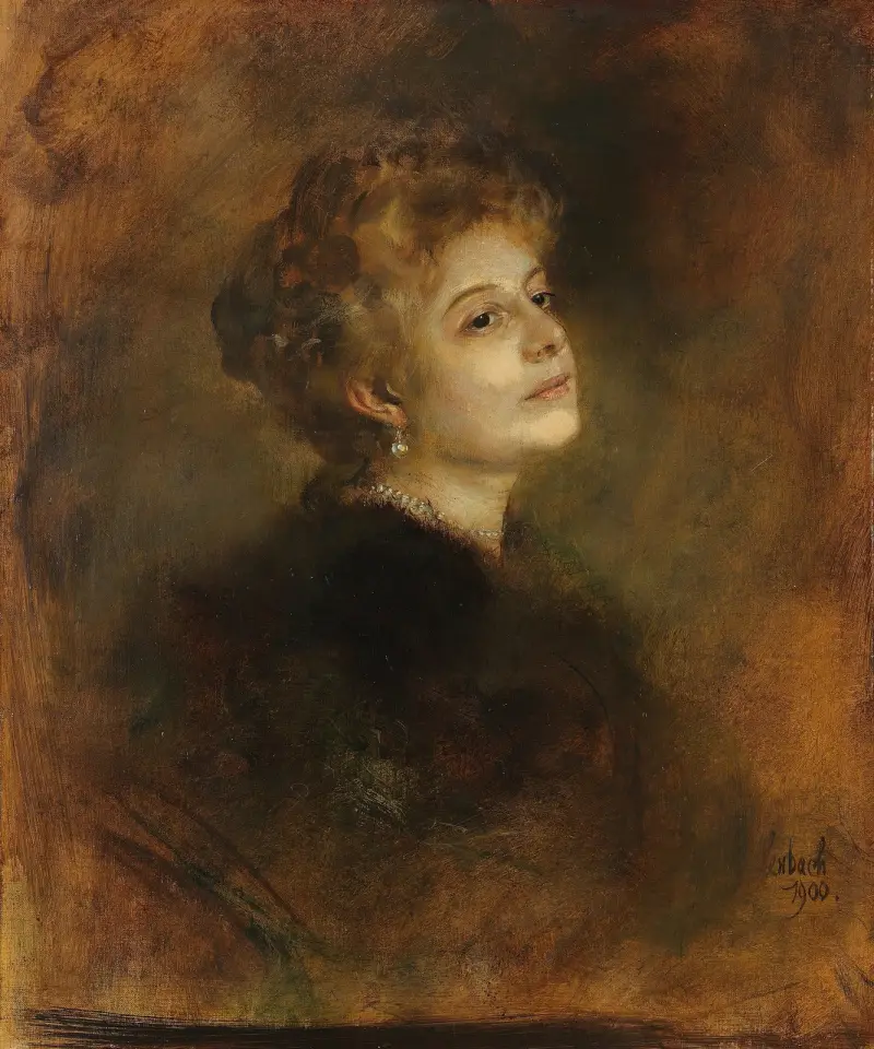 Lily von Poschinger, 1900 von Franz von Lenbach