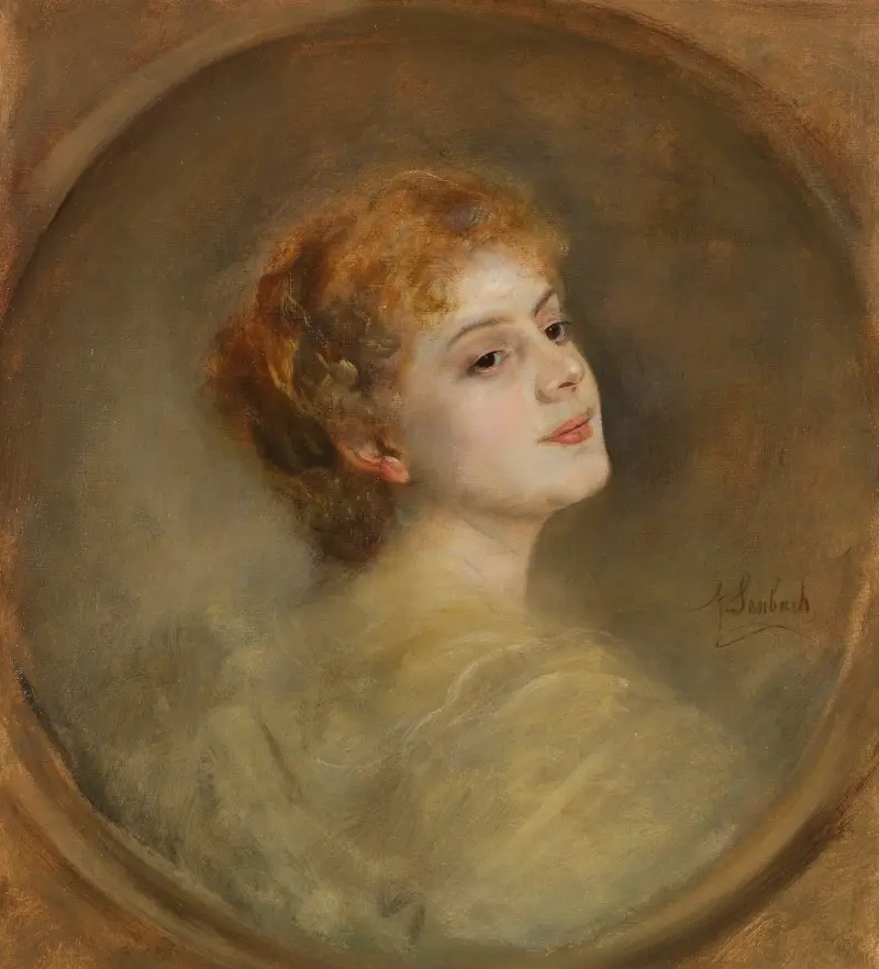 Lily von Poschinger, 1896, Franz von Lenbach