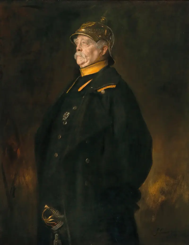 Portrait of Prince Otto von Bismarck (1815-1898) av Franz von Lenbach