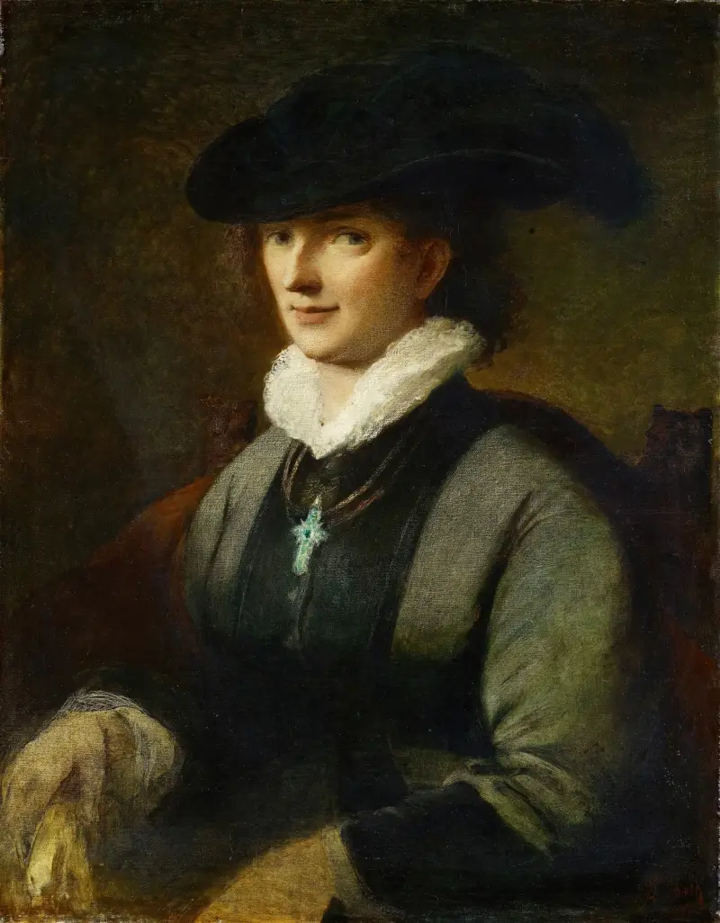 Princess Of Hohenlohe av Franz von Lenbach