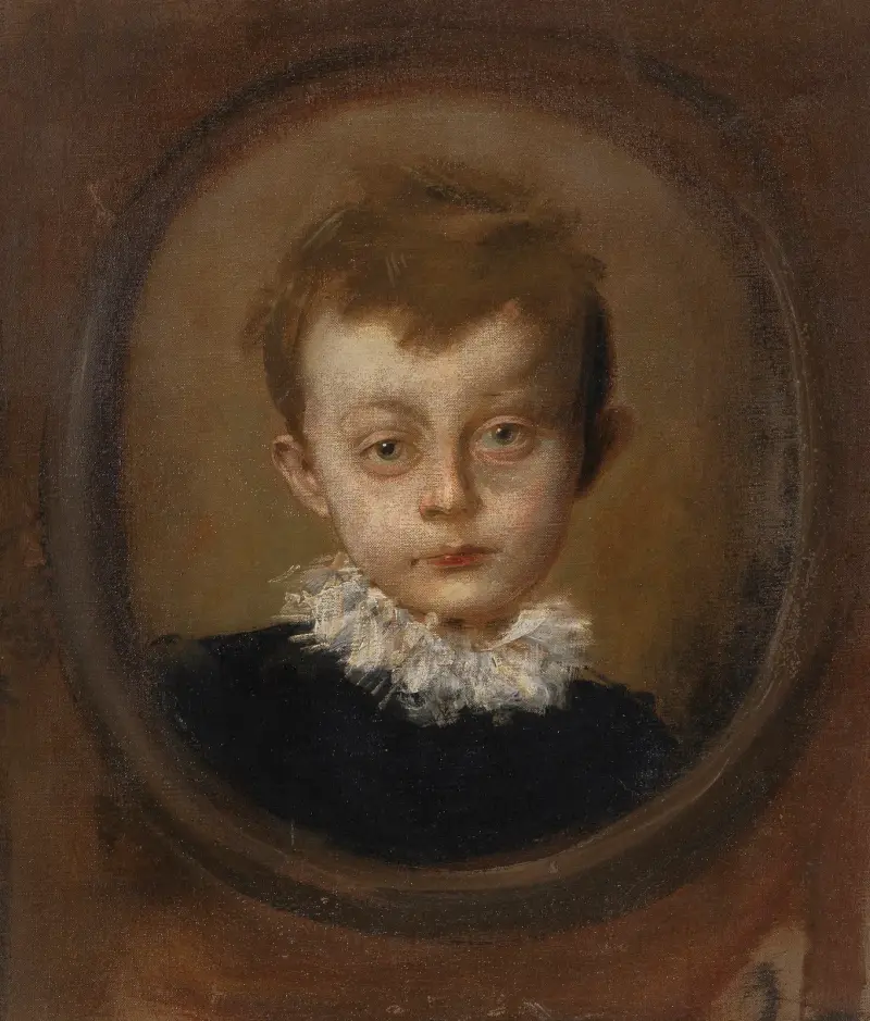 Skådespelaren Konrad Drehers son av Franz von Lenbach