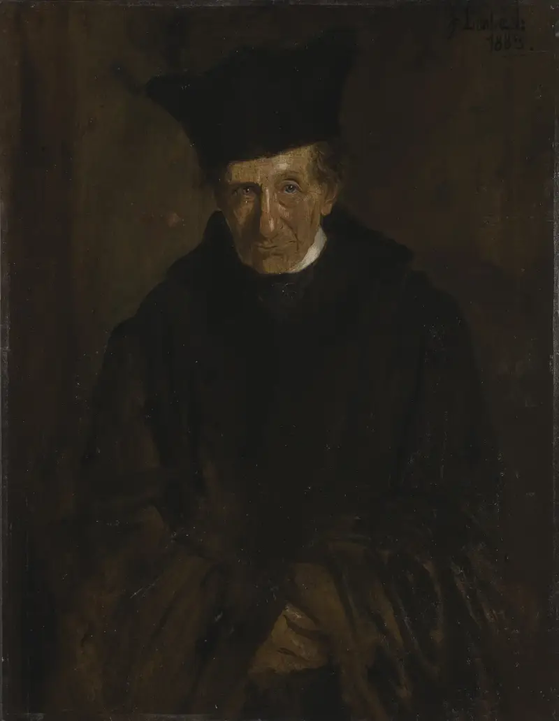 The Theologian Ignaz von Döllinger av Franz von Lenbach