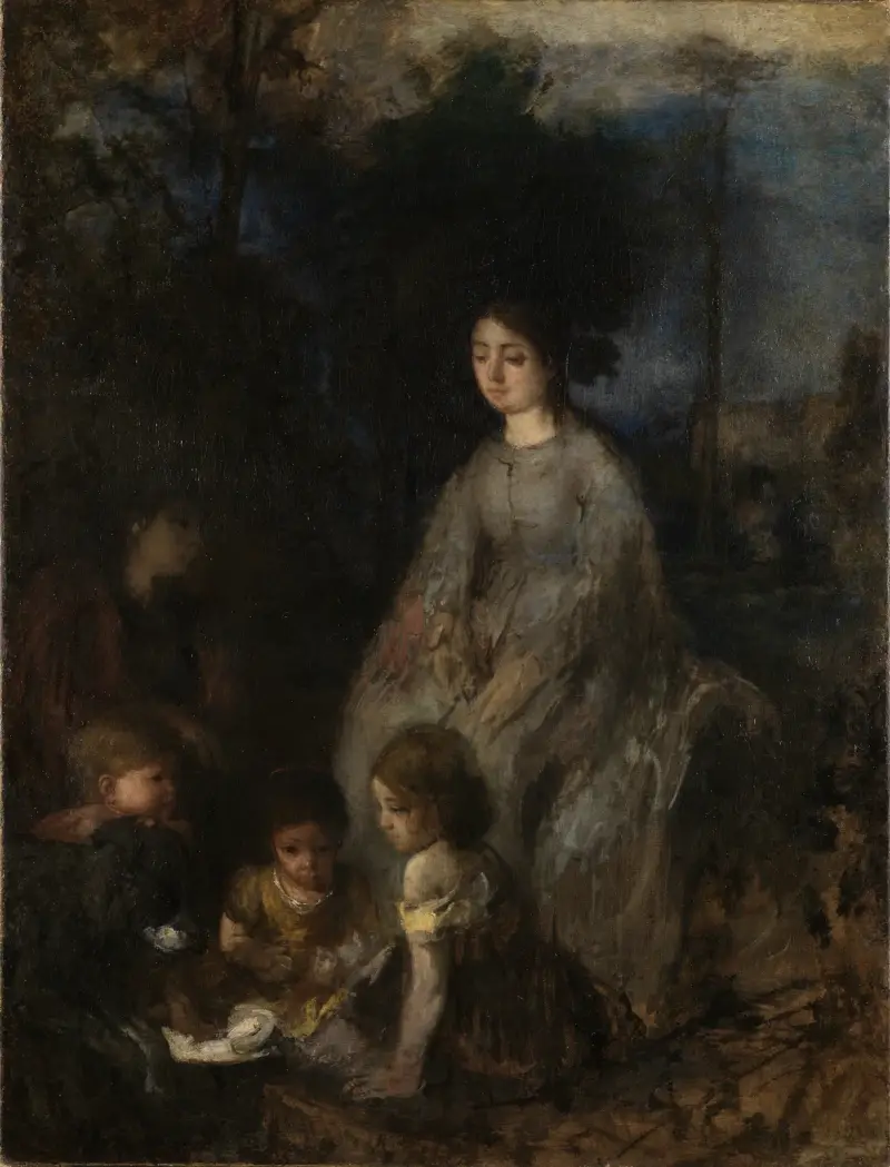 Portret rodzinny II, Hans Von Marées