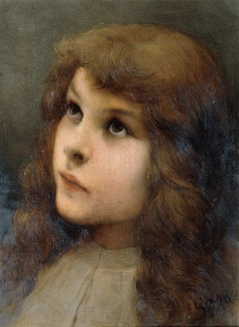 Studie hlavy, Gabriel von Max