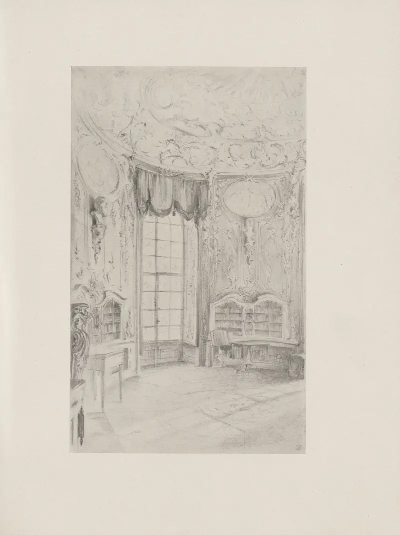 Fredrik den stores arbetsrum i Sanssouci av Adolph von Menzel