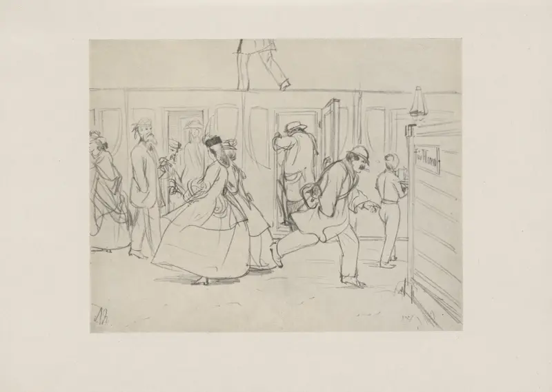 Eisenbahnaufenthalt (60er Jahre), Adolph von Menzel