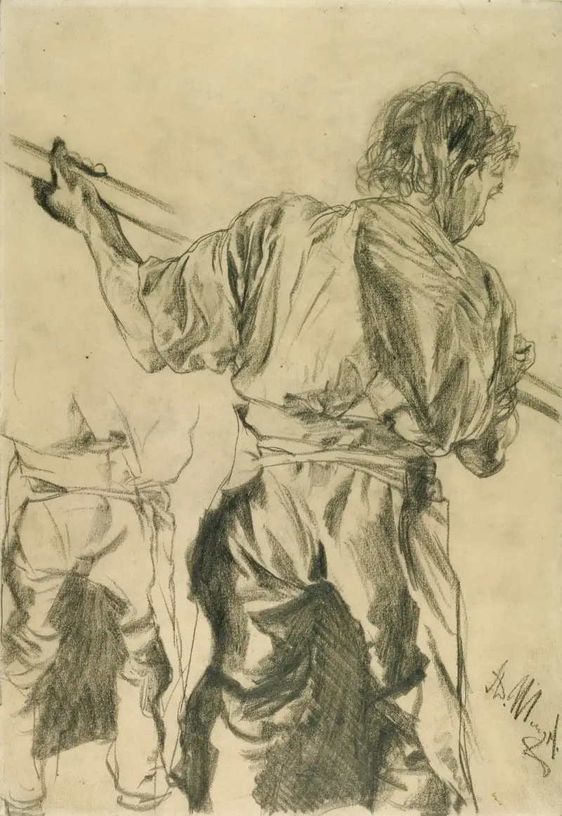 Figurenstudien von Adolph von Menzel
